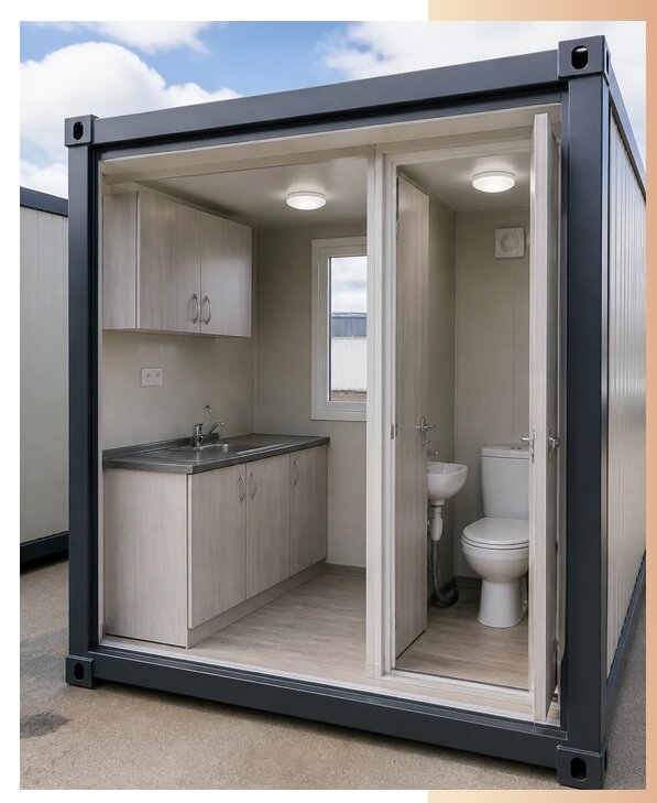 Бытовка с кухней и санузлом в Медногорске по цене от 356020 р. | БытовкаПрофи-Мдн